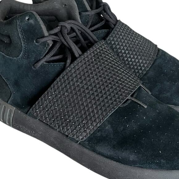ADIDAS Originals Tubular Invader Strap Mens Hi Top Trainers Shoes Men’s Size 10 - Picture 6 of 10
